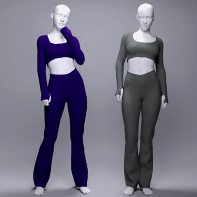 MS Fitness Style Outfit G8F and G9