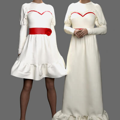 MS Halloween Costume Annabelle G8F and G9