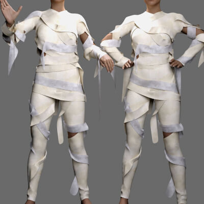 MS Halloween Costume Mummy G8F and G9