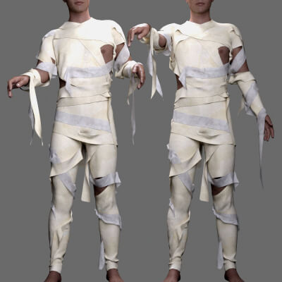 MS Halloween Costume Mummy M G8M and G9