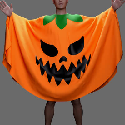 MS Halloween Costume Pumpkin M G8M and G9