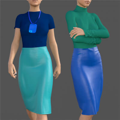 MS Helly R Office Outfit G8F and G9