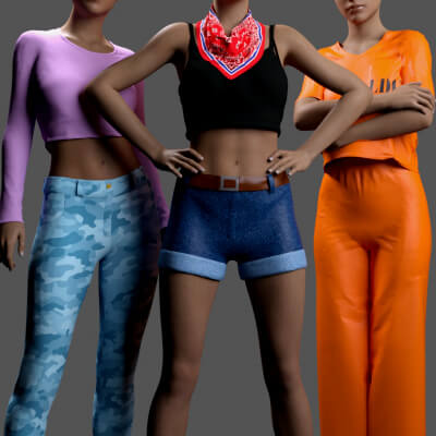 MS Lucia Caminos GTAVI Outfit Set G8F and G9