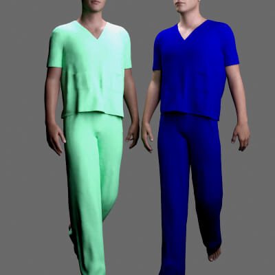MS Male Hospital Scrub G8M and G9