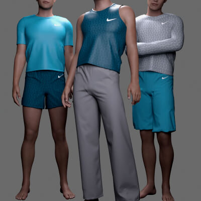 MS Male Sport Outfit 6 Piece Set G8M and G9