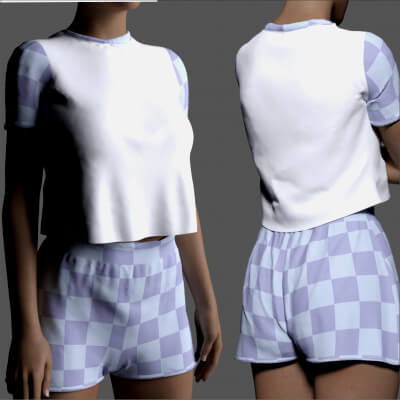 MS Short Pajamas G8F and G9 by MavisSky