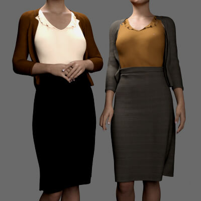 MS Social Female Outfit G8F and G9 by MavisSky