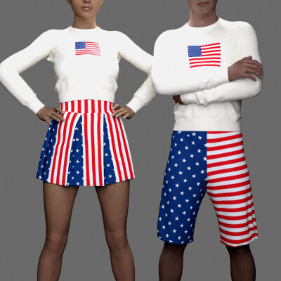 MS USA Independence Day Outfit G8F G8M and G9