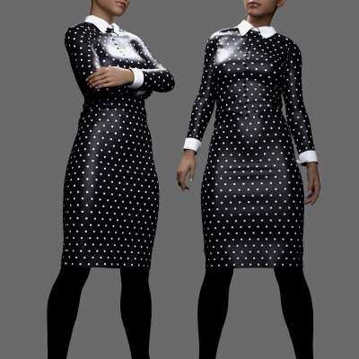 MS Wednesday Addams Dress G8F and G9
