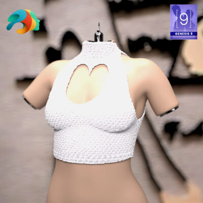 Knit Tanktop for Genesis 9 Freebie by Max90