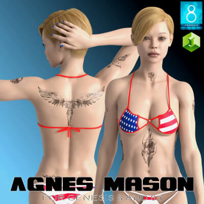 Agnes Mason Character for Genesis 8 and 8.1 by mbit