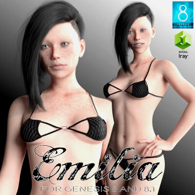Emilia Character for Genesis 8 and 8.1