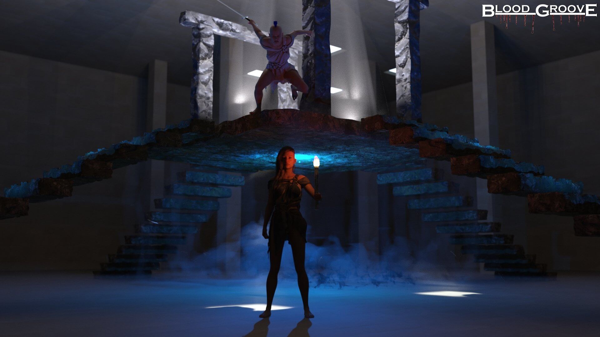 Blood Groove 3D Render RenderHub Gallery