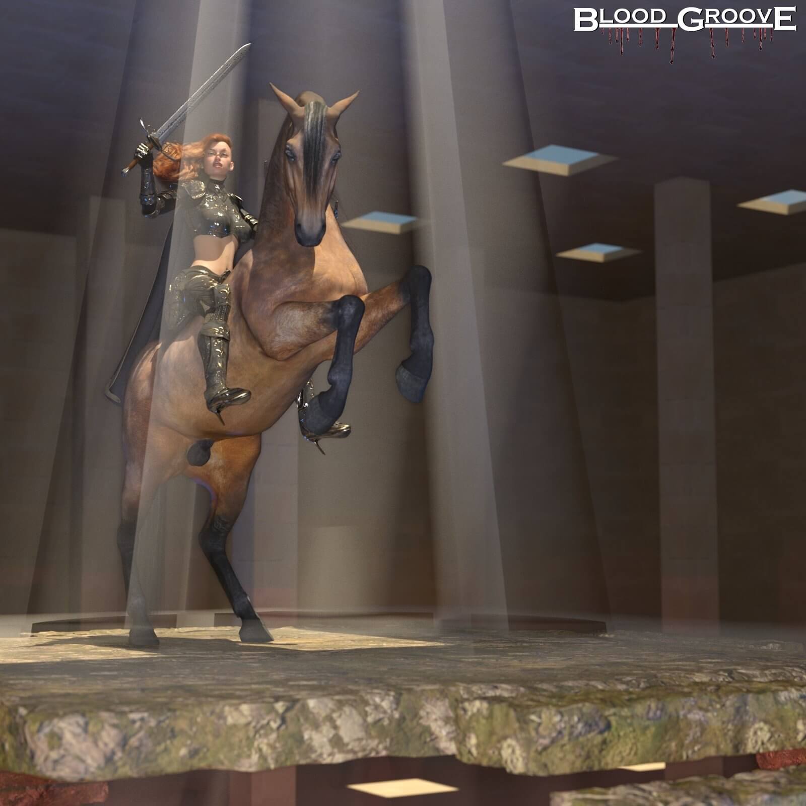 Blood Groove 3D Render RenderHub Gallery