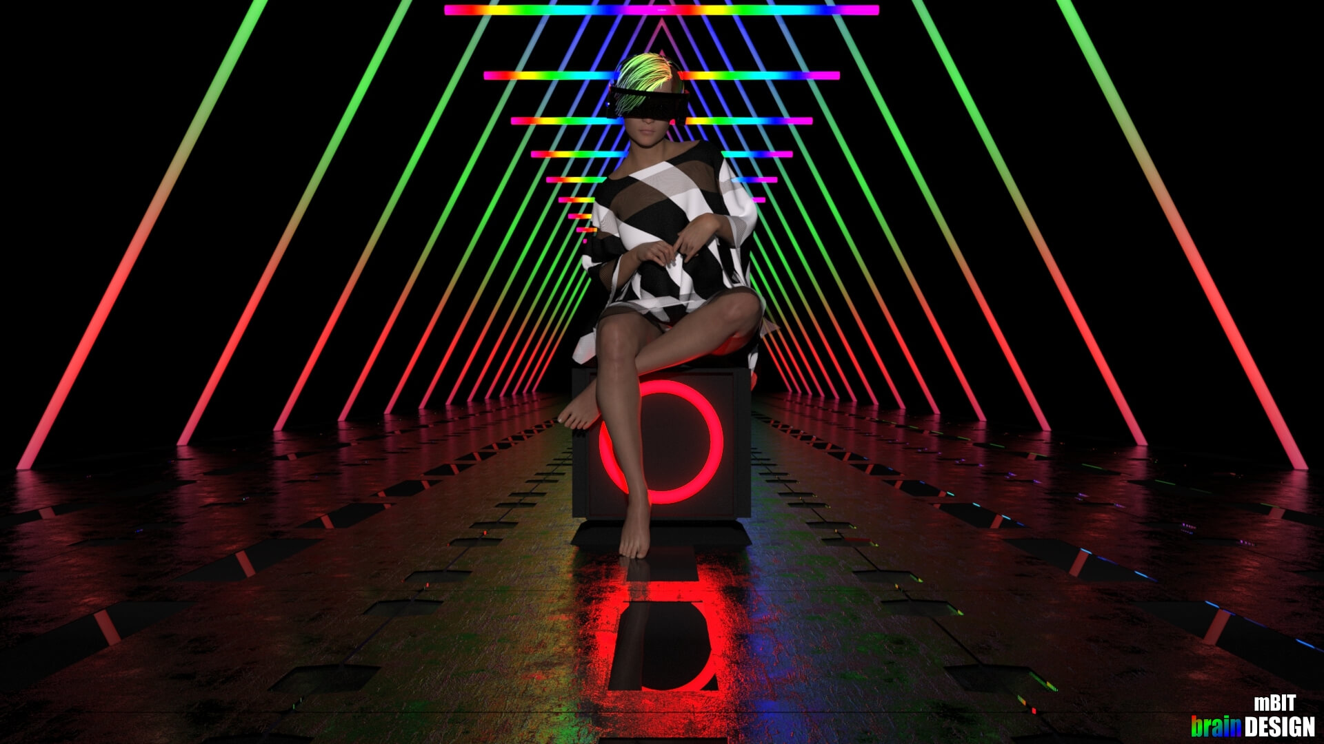 Lighted 3D Render, Digital Art by mbit