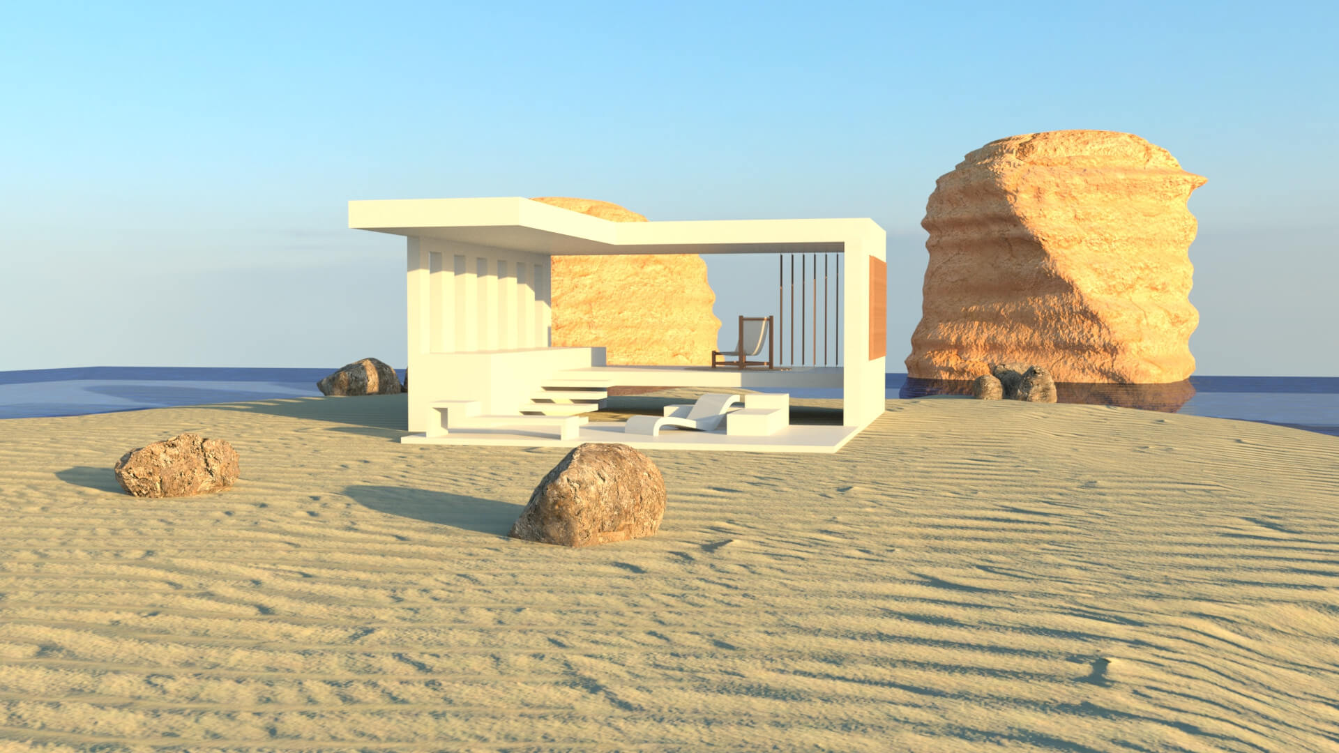 Rocks Add 3D Render, Digital Art by mbit