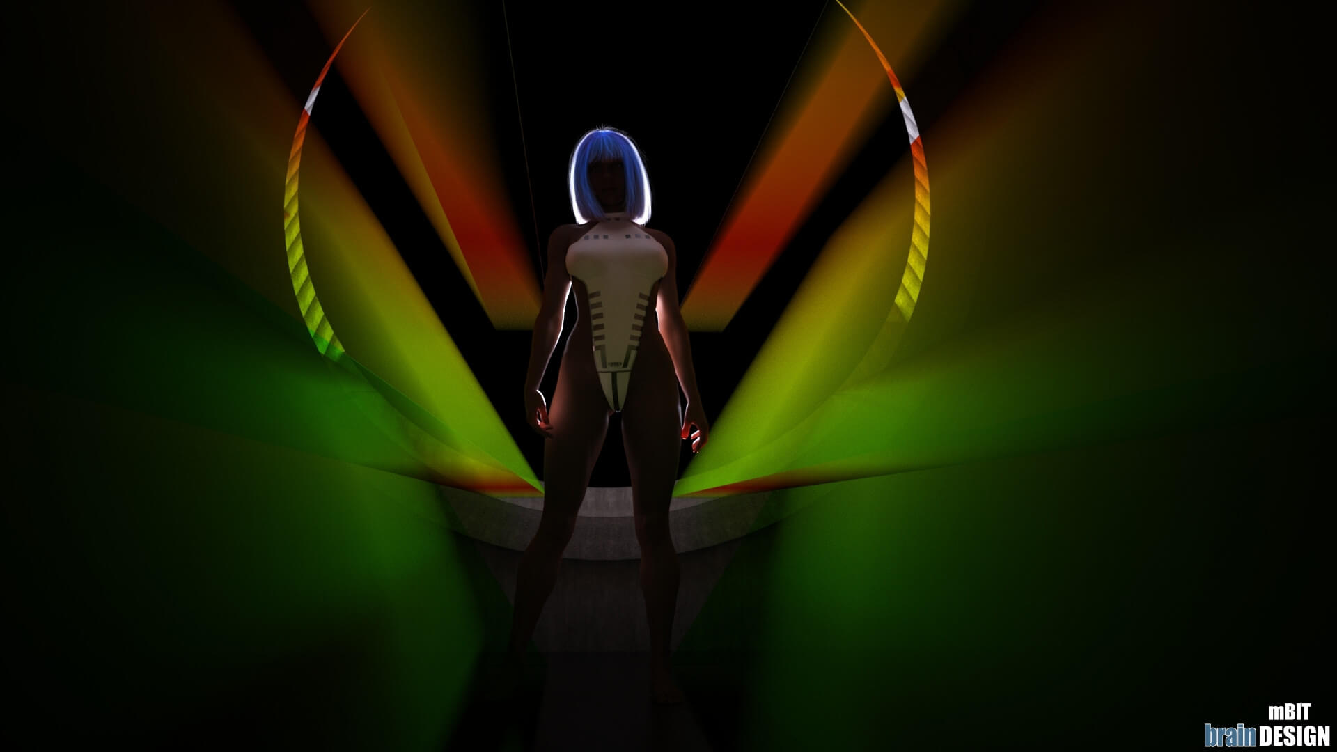 theLIGHT 3D Render, Digital Art by mbit