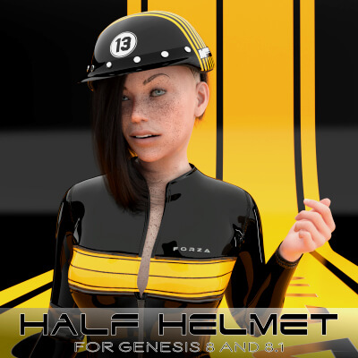 Half Helmet for Genesis 8 and 8.1 Accessorie