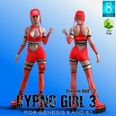 Hypno Girl 3 Outfit Texture Add-On 3
