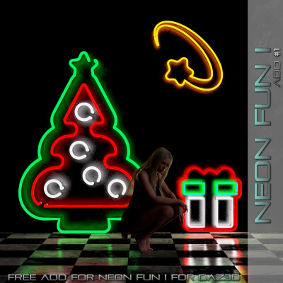 NEON FUN I Add1 for DAZ3D