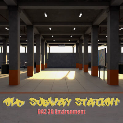 Old Subway Station Environment by mbit