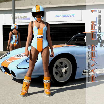 Raver Girl 1 for G9 Texture Add 2