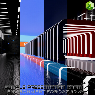 Simple Presentation Room 2 Environment by mbit