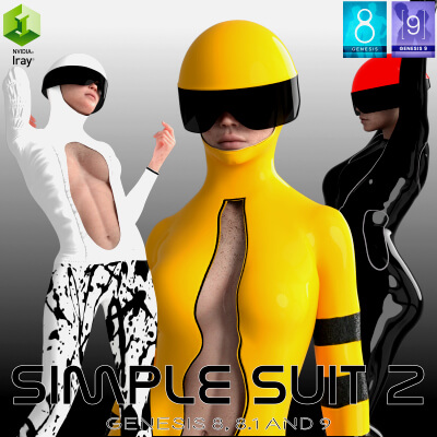 Simple Suit 2 for Genesis 8 8.1 and 9