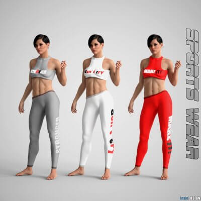 Sports Wear For Genesis 8/8.1 Female