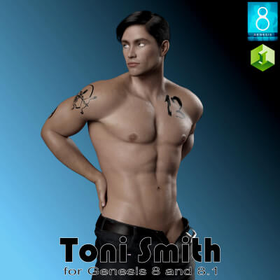 Toni Smith Genesis 8 Male Character by mbit