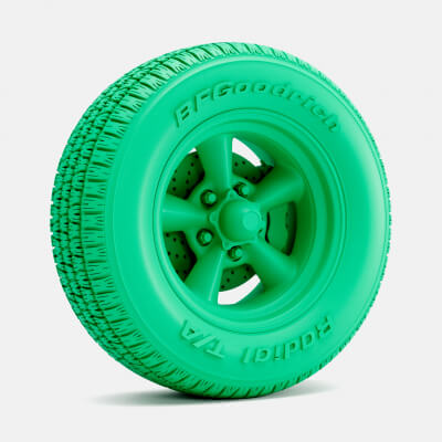 1/24 Scale 15X8 Torq Thrust D Wheel BFGoodrich Radial Tire