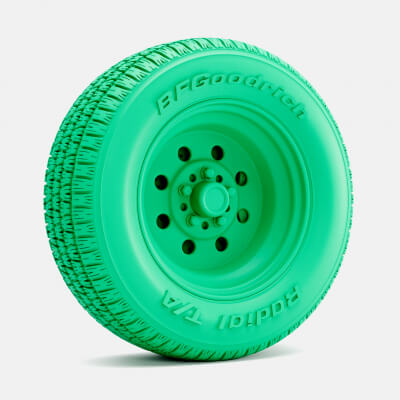 1/24 Scale 15X8 Weld Draglite BFGoodrich Radial T/A