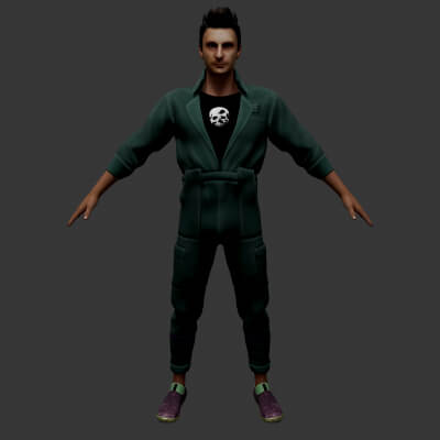 Hector - Mixamo Rigged Male