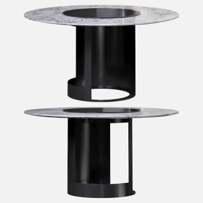 Pedestal Table By Bodema - 3D Model by Meert