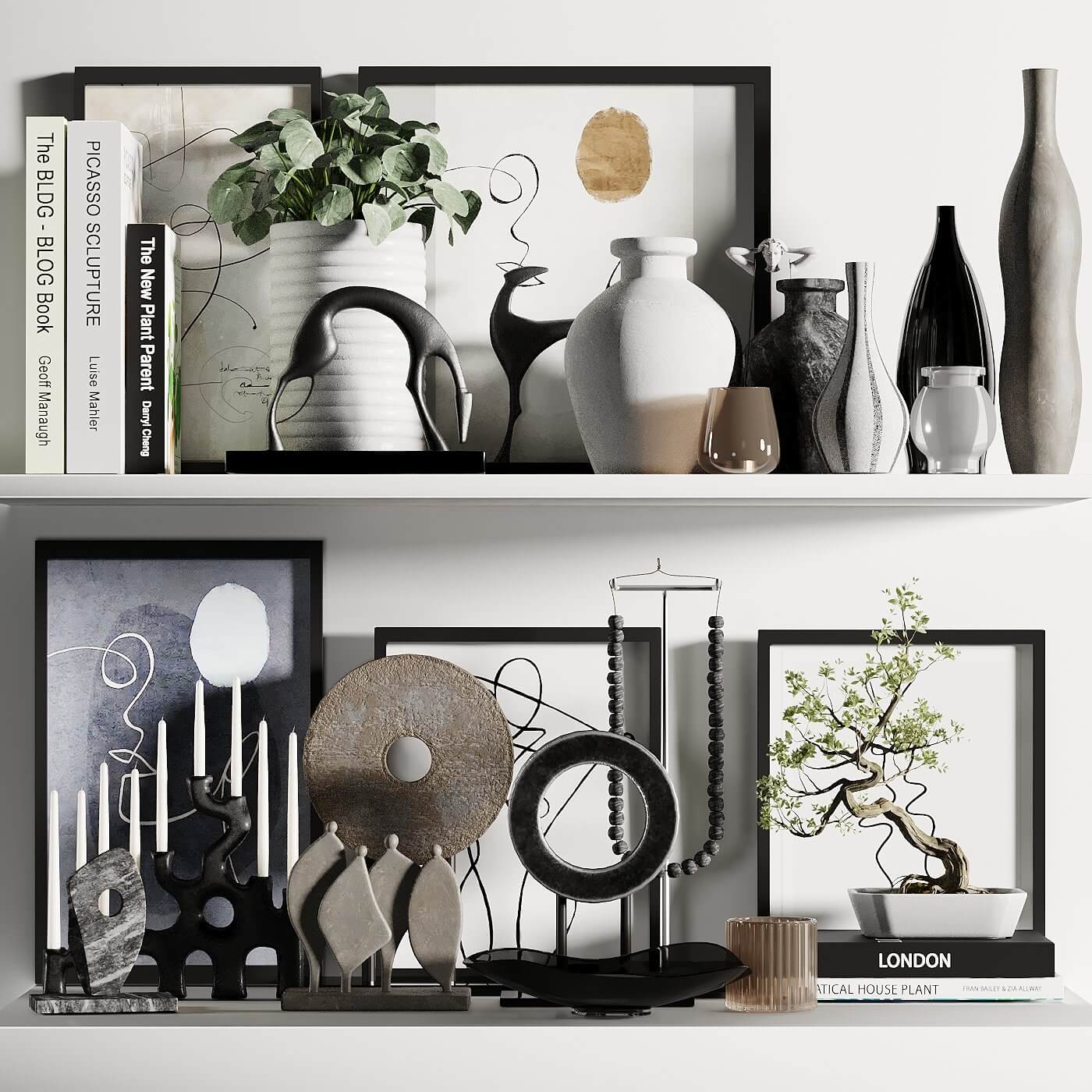 Decorative Set 01 - 3D Model by Mehran1369