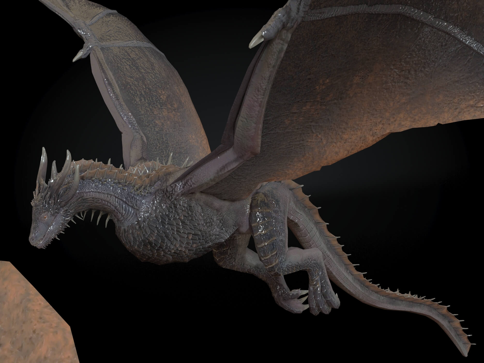 Dragon Fantasy Character Low Poly - 3D Model by Mehrdad002100