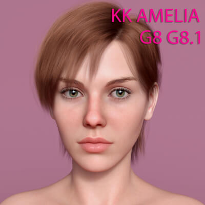 Kk Amelia Character for Genesis 88.1 Female