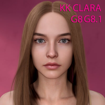 KK Clara Character for Genesis 8 8.1 Female by melovephoto