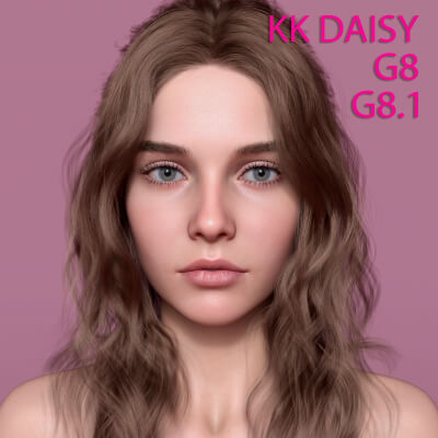 KK Daisy Character for Genesis 8 8.1 Female