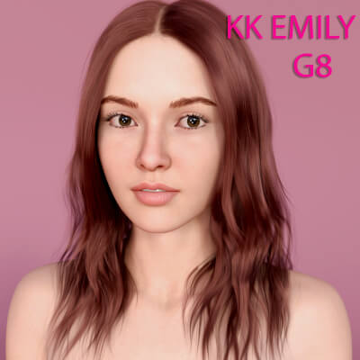 Kk Emily Character for Genesis 88.1 Female by melovephoto