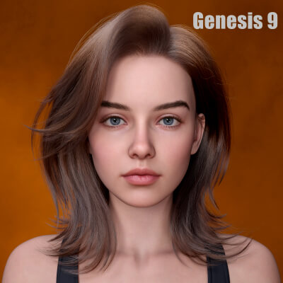 KK Eva Character for Genesis 9