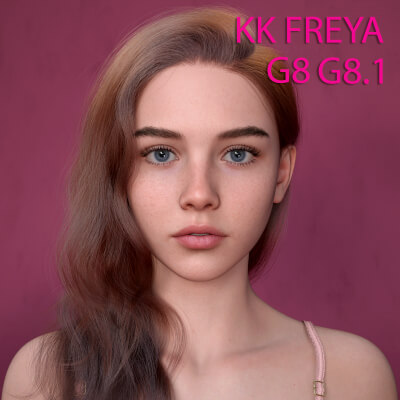 KK Freya Character for Genesis 8 8.1 Female by melovephoto