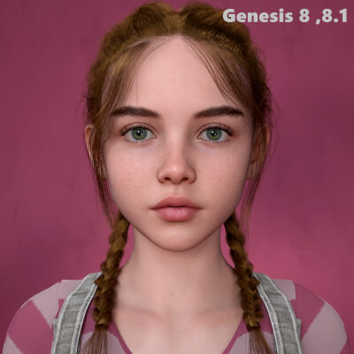 KK Lily Character for Genesis 8 8.1 Female