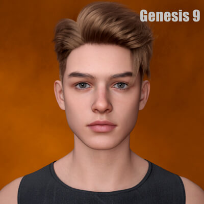 KK Lucas Character for Genesis 9 by melovephoto