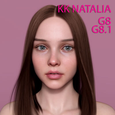 Kk Natalia Character for Genesis 88.1 Female