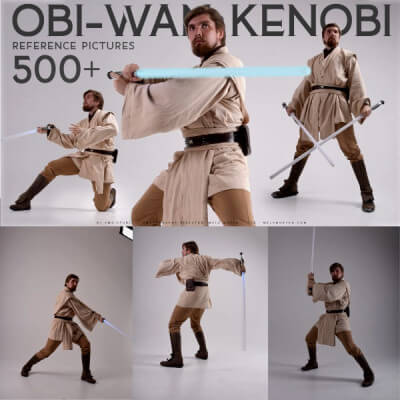 Obi-Wan Kenobi Character Reference Pictures 400+ by Mels Refimages