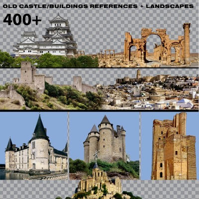 Old Castles and Buildings - References and Landscapes 400+ Reference ...