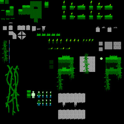 2D Action Adventure Platformer Tile Set by Mendel24