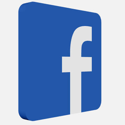 Facebook 3D Logo by MerajFathi