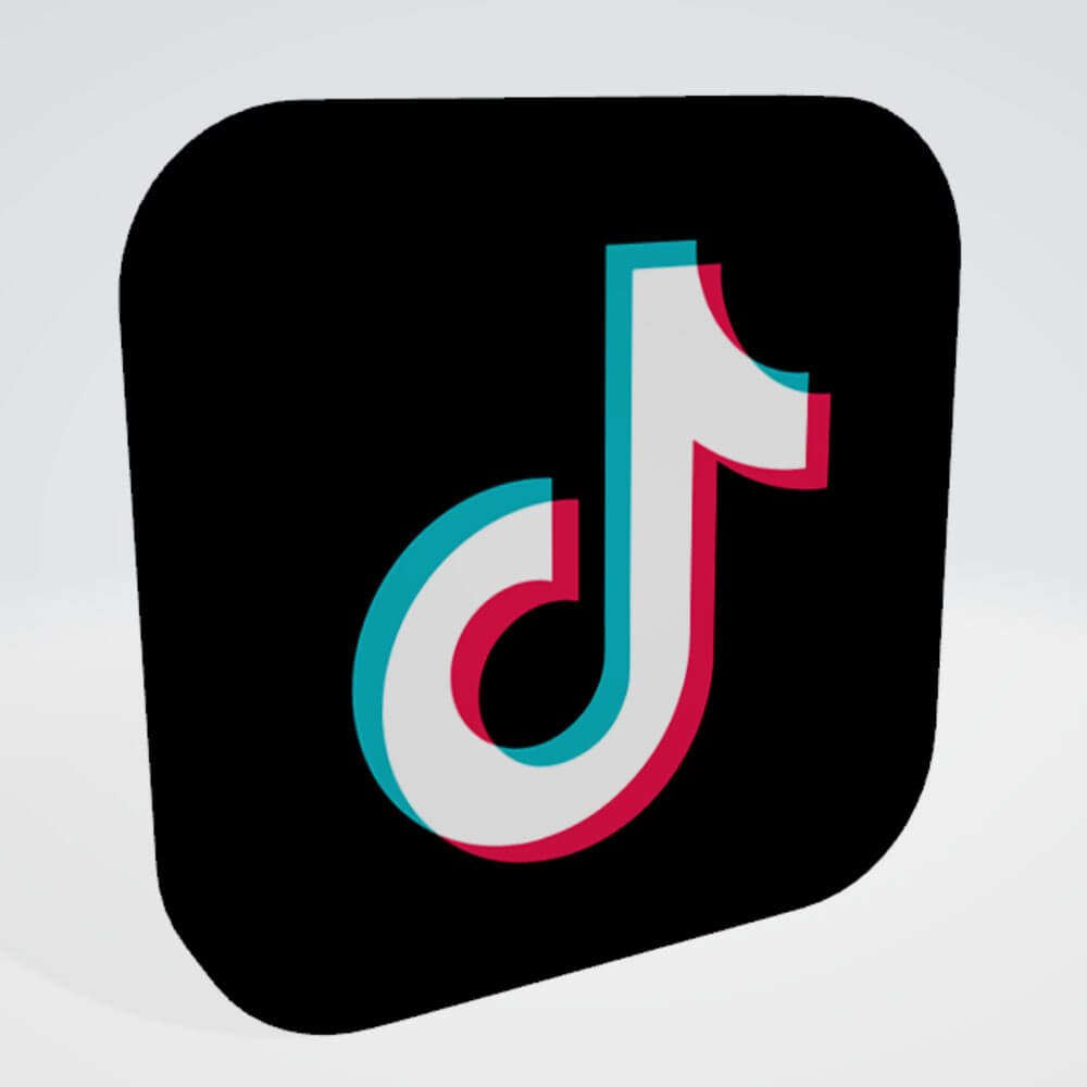 Tiktok 3D Logo by MerajFathi